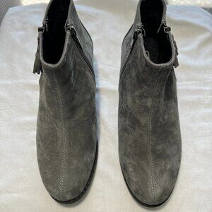 Propet Women's Rebel Ankle Boots in Gray Suede Size 8